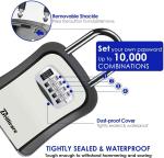 2 Pack Waterproof Key Lock Box with Combo