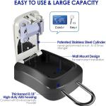 2 Pack Waterproof Key Lock Box with Combo