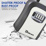 2 Pack Waterproof Key Lock Box with Combo