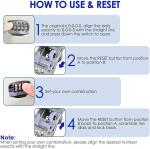 2 Pack Waterproof Key Lock Box with Combo