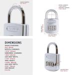 ABUS 160/50 All Weather 4 Dial Padlock
