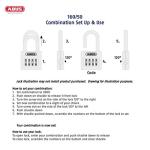 ABUS 160/50 All Weather 4 Dial Padlock