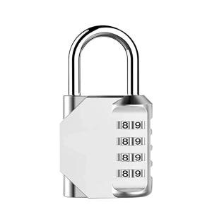 4-Digit Resettable Weatherproof Padlock Lock