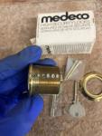 Medeco 51S Mortise Cylinder Lock with 2 Keys