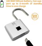 Keyless Fingerprint Padlock for Outdoor Security