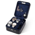 KAMIER Unpickable Watch Travel Case - 4 Slots