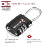 2 Pack TSA Luggage Locks with Custom Combinations