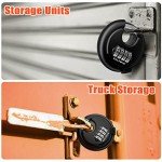 Heavy-Duty 4-Digit Disc Combination Lock Set