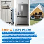 TSA Approved 4-Digit Luggage Locks with Alert