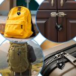 Red Heart-Shaped 3-Digit Combination Padlock