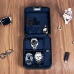 KAMIER Unpickable Watch Travel Case - 4 Slots