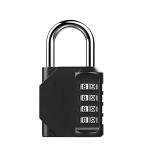 Resettable 4-Digit Weatherproof Combination Padlock