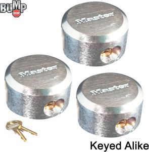 Master Lock Hidden Shackle Padlocks - 3 Pack