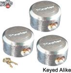 Master Lock Hidden Shackle Padlocks - 3 Pack