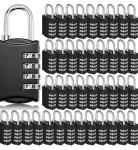 40 Pack 4-Digit Combination Padlocks for Luggage