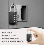 40 Pack 4-Digit Combination Padlocks for Luggage