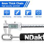 Unpickable 100cm Bike Lock Chain with Resettable Code