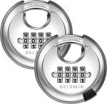 DELSWIN 4-Digit Unpickable Disc Padlock