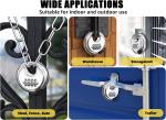 DELSWIN 4-Digit Unpickable Disc Padlock