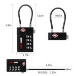 Vollumo TSA Approved 4-Digit Luggage Lock (2-Pack)