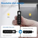 Vollumo TSA Approved 4-Digit Luggage Lock (2-Pack)