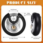 Chumia 16 Pack Keyed Alike Stainless Steel Padlocks