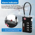 Vollumo TSA Approved 4-Digit Luggage Lock (2-Pack)