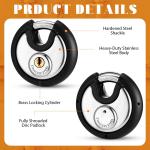 Chumia 16 Pack Keyed Alike Stainless Steel Padlocks