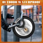 Chumia 16 Pack Keyed Alike Stainless Steel Padlocks