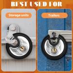 Chumia 16 Pack Keyed Alike Stainless Steel Padlocks