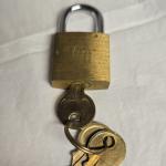 Brass Keyed Padlocks with Keys - Unpickable Set