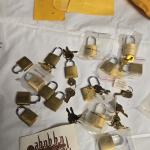 Brass Keyed Padlocks with Keys - Unpickable Set