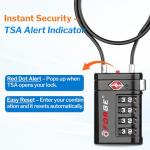Unpickable TSA Approved 4-Digit Luggage Locks