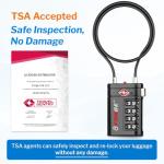 Unpickable TSA Approved 4-Digit Luggage Locks