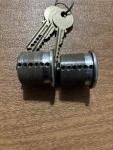 Medeco 6-Pin Mortise Cylinder with 3 Keys
