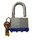 Laminated 50mm Padlocks Keyed Alike - 2 Pack