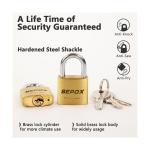 SEPOX® 36-Piece Solid Brass Padlock Set