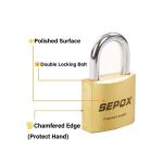 SEPOX® 36-Piece Solid Brass Padlock Set