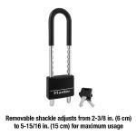 Master Lock 527D Keyed Adjustable Shackle Padlock