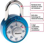 Unpickable 1561DAST Combination Padlock, 1 Pack