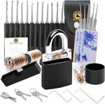 Vvenzi Waterproof Unpickable Padlock Set with Keyed Alike