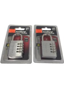 Master Lock Wide Combination Padlock - 2 Pack
