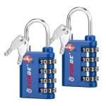 Forge Dual-Opening TSA Approved Lock - 2 Pack