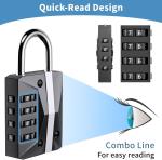 Heavy Duty 4-Digit Waterproof Combination Lock