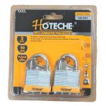 Laminated Steel Padlock Set with 4 Keys