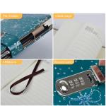 A5 Leather Diary with Unpickable Combination Lock