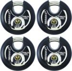 4 Pack Heavy Duty Cut Resistant Padlocks