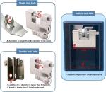 Heavy Duty 94mm D-Shaped Padlock with 5 Keys