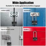 Diyife Waterproof Long Shackle Padlock 2 Pack