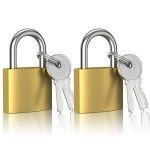 2-Pack 32mm Keyed Small Padlocks with Keys